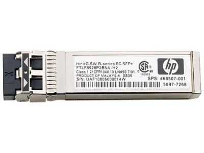 Трансивер HPE 8Gb Short Wave B-Series SFP+ 1pack (AJ716B) 