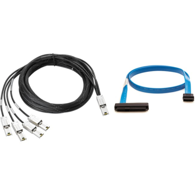 Кабель HPE 876805-B21 StoreEver 4m Mini SAS HD (SFF-8644) LTO Drive for 1U Rack Mount Kit 