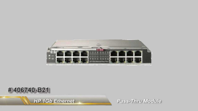 Модуль HPE 406740-B21 ProLiant cClass 1GB Ethernet Pass Thru 