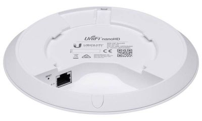 Точка доступа Ubiquiti UAP-nanoHD вид снизу порт Ethernet