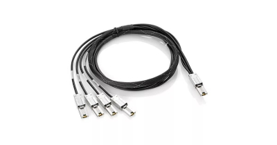 Кабель HPE Ext Mini-SAS to 4x1 Mini-SAS 2m (AN975A) 