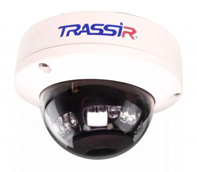 Видеокамера IP Trassir TR-D3121IR1 2.8-2.8мм цветная корп.:белый 